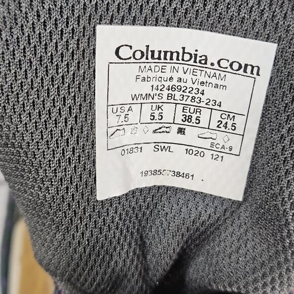 Women's Columbia Hiking Boots Size 7.5 Newton Ridge Plus Brown *no Insoles - Picture 8 of 8